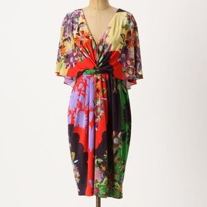 Ranna Gill Back View Tropical Dress Anthropologie